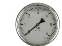 RF. vakuum-manometer-1/+1,5bar - Ø63 mm glycerinfyldt, 1/4'' ned von Erik Færgemann A/S