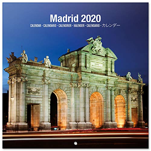 ERIK® Madrid Wandkalender/Broschürenkalender 2020 30x30cm (aufgeklappt 30x60cm im Hochformat) von Erik