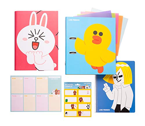 ERIK Line Friends Papier-und Schreibwaren Geschenkset PACK0122, bunt von Erik