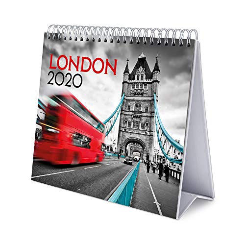 Erik® London Deluxe Tischkalender 2020 (17x20 cm) von Erik
