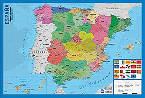 Grupo Erik Editores lpe266 – Lamina EDUCATIVA mit Design Karte Spanien von Erik