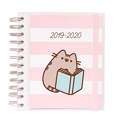 Pusheen Schülerkalender 2019-2020, Organizer, Kalender, Agenda, ein Tag pro Seite, Doppeldrahtspiralbindung, Halbjahres-Tagesplaner für Schüler, läuft von September 2019 bis Juni 2020-10 Monate von Erik