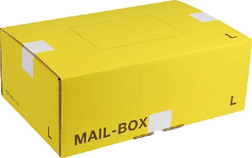 NIPS Mail-Box L(Post)Versandkarton gelb/grau von Erima