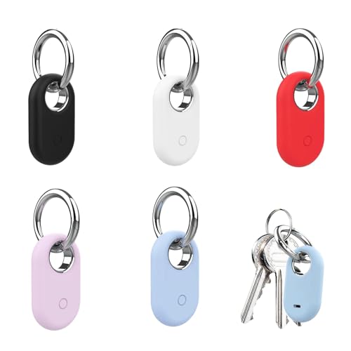 Erioscar 5 Stück Hülle für Samsung Galaxy SmartTag 2 Schutzhülle mit Schlüsselanhänger,Tragbar Kratzfest Silikon Locator Tracker Hülle mit Keyring Anhänger für Samsung Galaxy SmartTag 2 Case (Bunt 1) Erioscar 5 Stück Hülle für Samsung Galaxy SmartTag 2 Schutzhülle mit Schlüsselanhänger,Tragbar Kratzfest Silikon Locator Tracker Hülle mit Keyring Anhänger für Samsung Galaxy SmartTag 2 Case (Bunt 1) von Erioscar