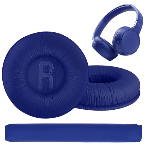 1 Paar Ersatz-Ohrpolster und 1 Kopfbügel für JBL Tune600 T500BT T450 T450BT JR300BT Kopfhörer(Passt Nicht zu Tune600btnc) mit Memoryschaum, Ergonomisches Design, Einfache Installation von Erioscar