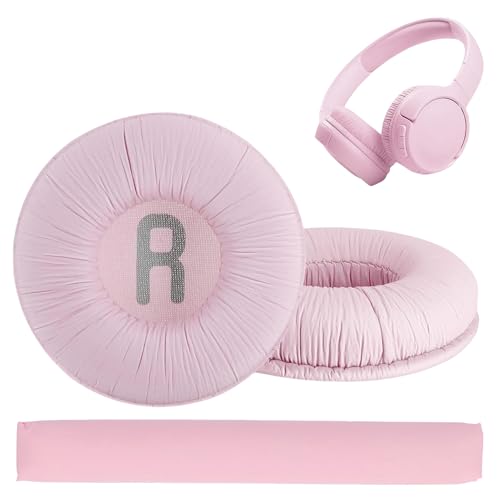 1 Paar Ersatz-Ohrpolster und 1 Kopfbügel für JBL Tune600 T500BT T450 T450BT JR300BT Kopfhörer(Passt Nicht zu Tune600btnc) mit Memoryschaum, Ergonomisches Design, Einfache Installation von Erioscar