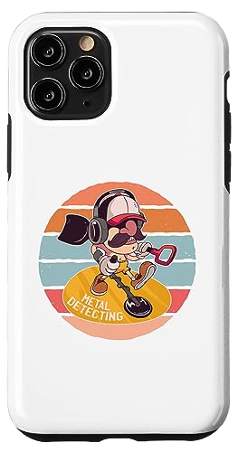 Erkennen von Cartoon Man Treasure Hunters Hobby Kopfhörer Hülle für iPhone 11 Pro von Erkennen von Cartoon Man Treasure Hunters Hobby