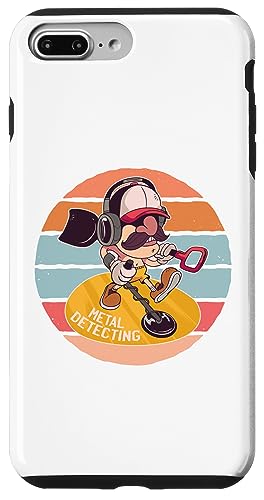 Erkennen von Cartoon Man Treasure Hunters Hobby Kopfhörer Hülle für iPhone 7 Plus/8 Plus von Erkennen von Cartoon Man Treasure Hunters Hobby