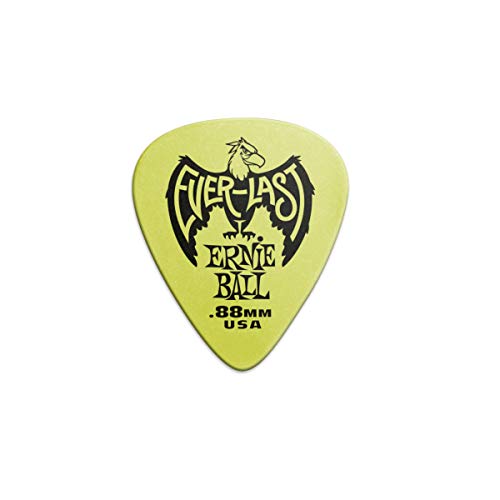 Ernie Ball Everlast-Plektron, 0,88 mm, grün, 12 Stück Ernie Ball Everlast-Plektron, 0,88 mm, grün, 12 Stück von Ernie Ball
