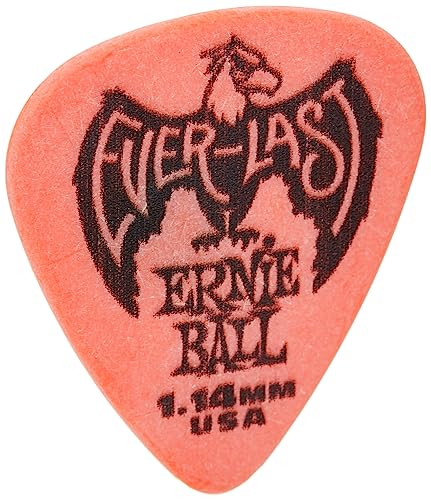 Ernie Ball 1,14 mm Red Everlast Picks, 12er-Pack von Ernie Ball