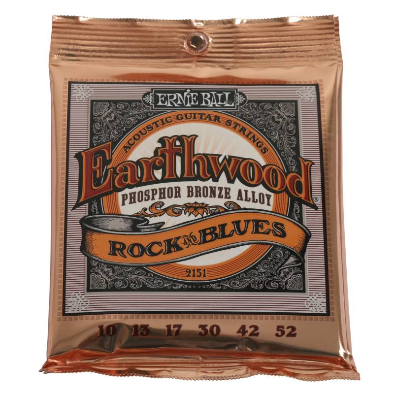 Ernie Ball 2151 Earthwood Phosphor Bronze Allow Rock & Blues Saitenset von Ernie Ball