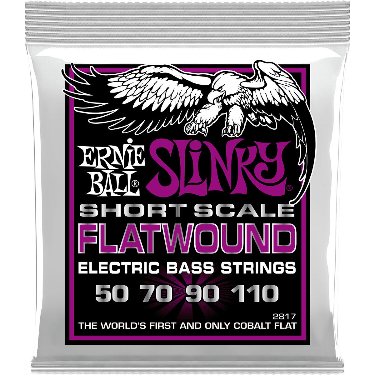 Ernie Ball 2817 Power Slinky Flatwound Short Scale 55-110 Bass Guitar Strings Ernie Ball 2817 Power Slinky Flatwound Short Scale 55-110 Bass Guitar Strings von Ernie Ball