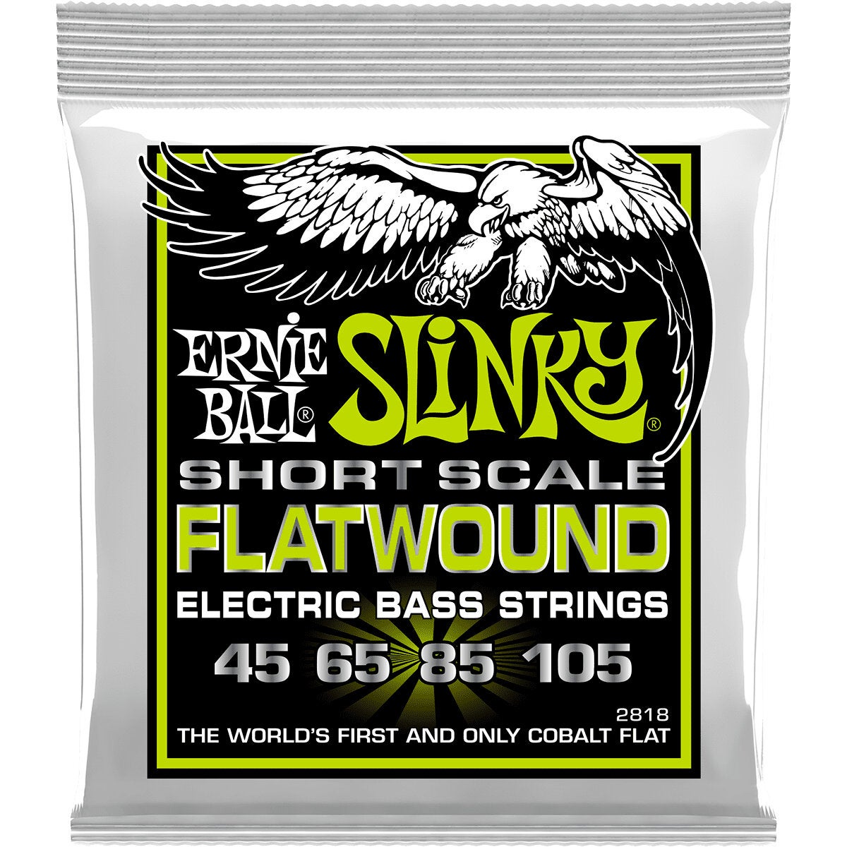 Ernie Ball 2818 Regular Slinky Flatwound Short Scale 50-105 Bass Guitar Strings Ernie Ball 2818 Regular Slinky Flatwound Short Scale 50-105 Bass Guitar Strings von Ernie Ball