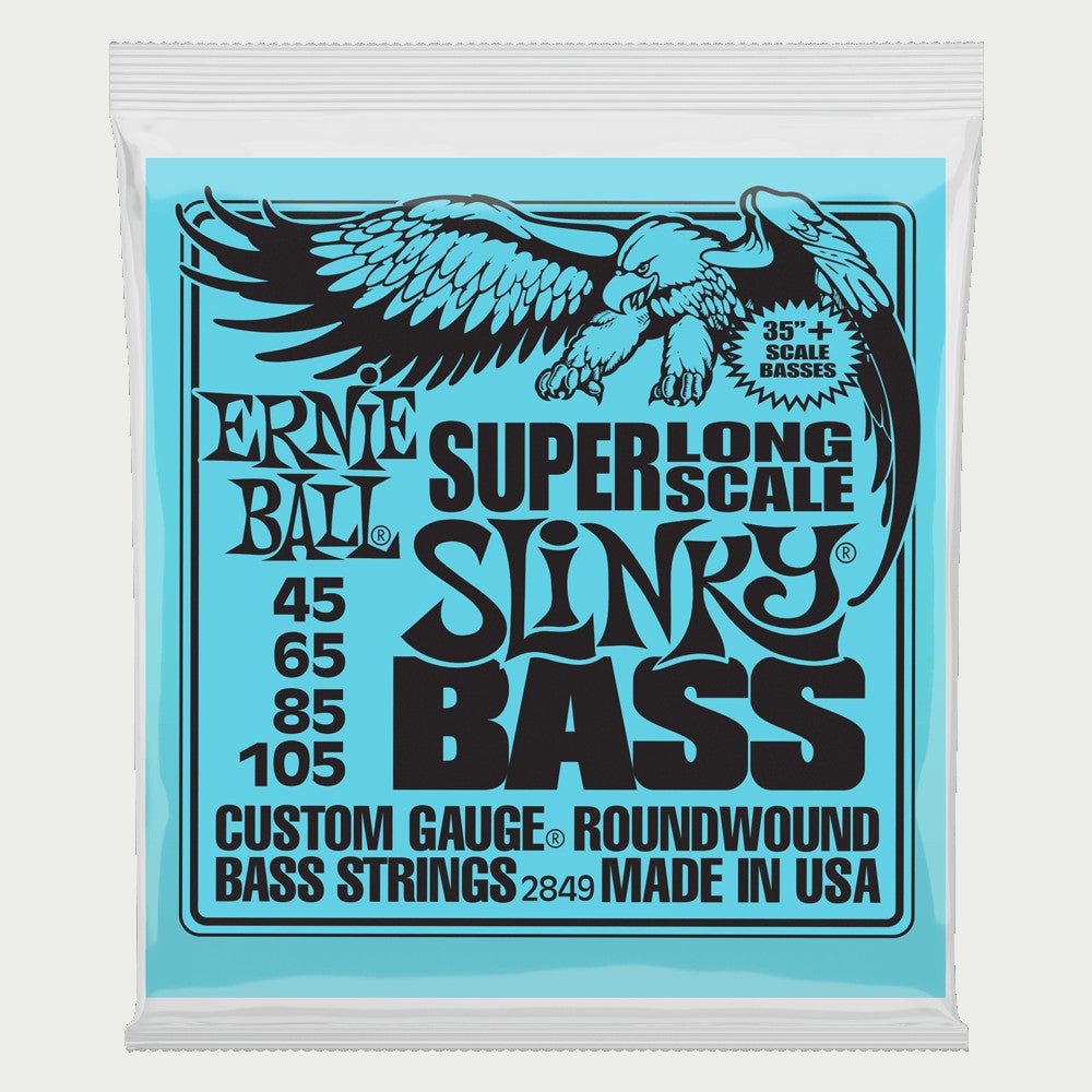 Ernie Ball 2849 Super Long Scale Slinky Bass Strings (Pack of 4) von Ernie Ball