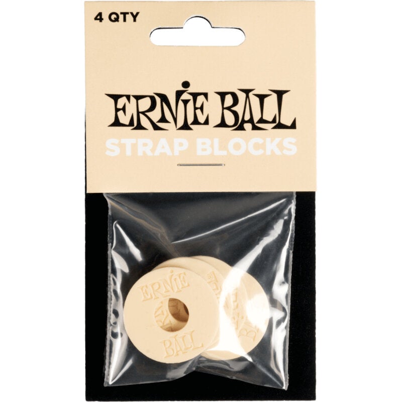 Ernie Ball 5624 Strap Blocks Cream (Pack of 4) von Ernie Ball