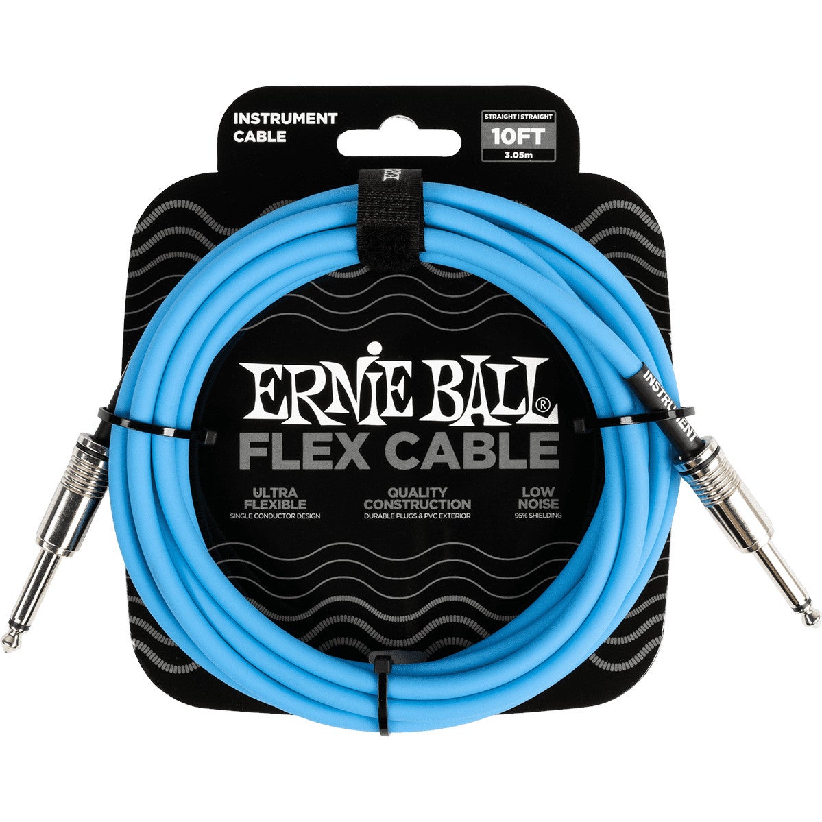 Ernie Ball 6412 Flex Instrument Cable, 3m (Blue) von Ernie Ball