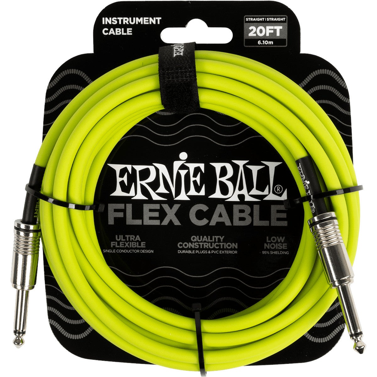 Ernie Ball 6419 Flex Instrument Cable, 6m (Yellow) von Ernie Ball