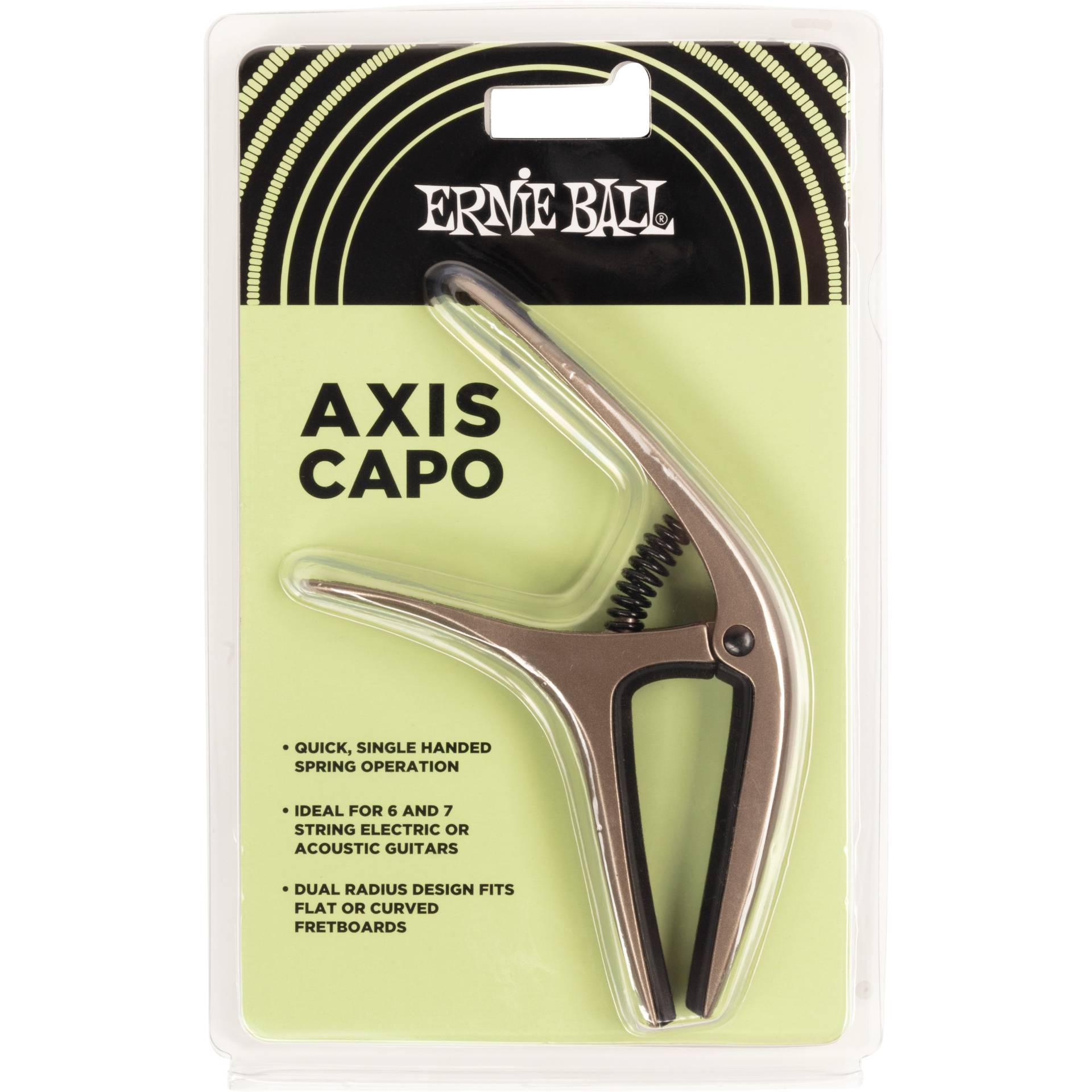 Ernie Ball 9608 Axis Capo Pewter Universal Capo Ernie Ball 9608 Axis Capo Pewter Universal Capo von Ernie Ball