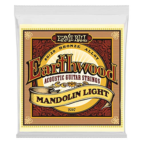 Ernie Ball Earthwood Akustikgitarren-Saiten, 80/20-Bronze, Light-Mandolinen-Saiten mit Schlaufe, Stärke 9–34 Ernie Ball Earthwood Akustikgitarren-Saiten, 80/20-Bronze, Light-Mandolinen-Saiten mit Schlaufe, Stärke 9–34 von Ernie Ball
