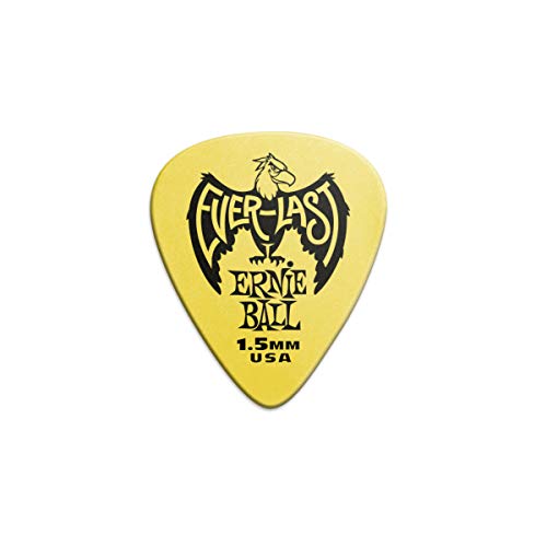 Ernie Ball Everlast-Plektron, 1,5 mm, gelb, 12 Stück Ernie Ball Everlast-Plektron, 1,5 mm, gelb, 12 Stück von Ernie Ball
