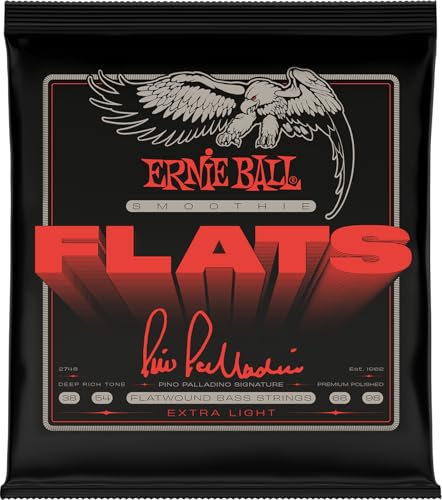 Ernie Ball Extra Light Pino Palladino Smoothie Flats E-Bass-Saiten 38-98 Ernie Ball Extra Light Pino Palladino Smoothie Flats E-Bass-Saiten 38-98 von Ernie Ball