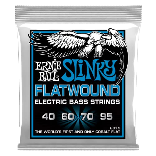 Ernie Ball Extra Slinky Flatwound E-Bass-Saiten, Stärke 40-95 Ernie Ball Extra Slinky Flatwound E-Bass-Saiten, Stärke 40-95 von Ernie Ball