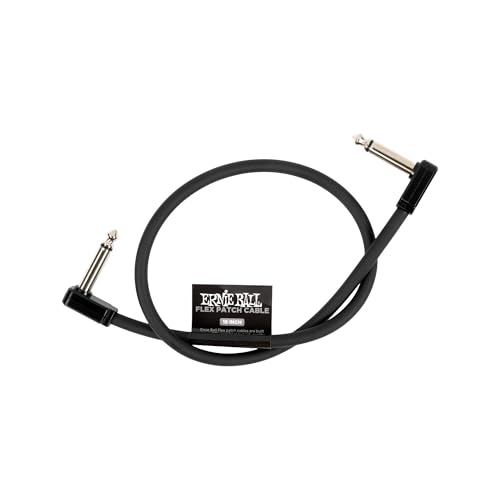 Ernie Ball Flex Patch Kabel 46 cm - Schwarz - Einzel Ernie Ball Flex Patch Kabel 46 cm - Schwarz - Einzel von Ernie Ball