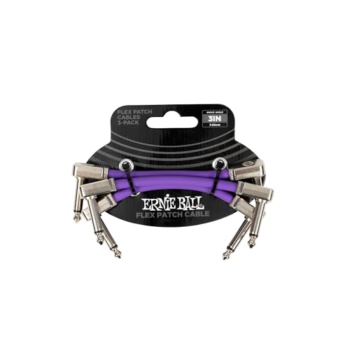 Ernie Ball Flex Patch Kabel 8 cm - Lila - 3er-Pack Ernie Ball Flex Patch Kabel 8 cm - Lila - 3er-Pack von Ernie Ball