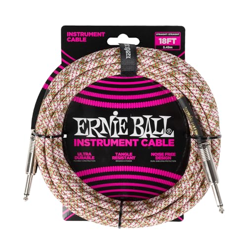 Ernie Ball Geflochtenes Instrumentenkabel gerade/gerade, 5,5 m, Smaragdgrün (P06430) Ernie Ball Geflochtenes Instrumentenkabel gerade/gerade, 5,5 m, Smaragdgrün (P06430) von Ernie Ball