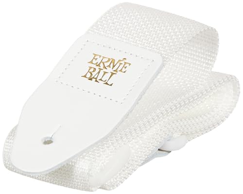 Ernie Ball Gitarrengurt aus Polypropylen, Weiß/Weiß Ernie Ball Gitarrengurt aus Polypropylen, Weiß/Weiß von Ernie Ball