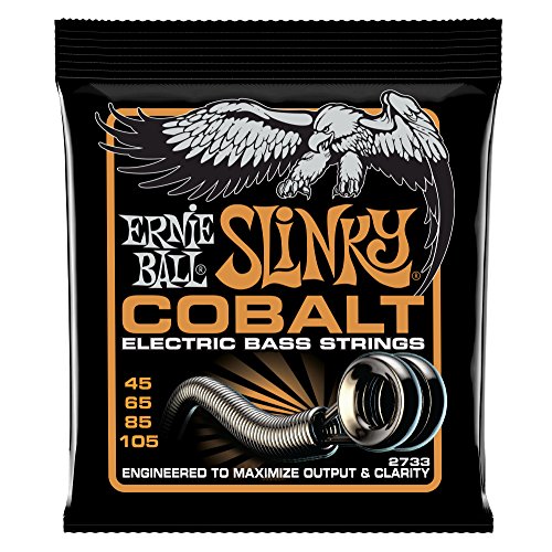 Ernie Ball Hybrid Slinky Cobalt E-Bass-Saiten, Stärke 45–105 von Ernie Ball