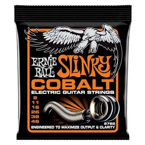 Ernie Ball Hybrid Slinky Cobalt E-Gitarrensaiten, Stärke 9–46 von Ernie Ball