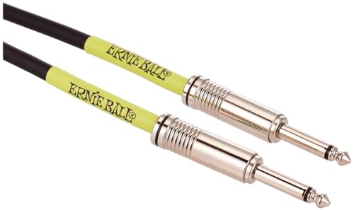 Ernie Ball Instrumentenkabel, gerade/gerade, 3 m, Schwarz Ernie Ball Instrumentenkabel, gerade/gerade, 3 m, Schwarz von Ernie Ball