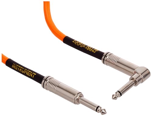 Ernie Ball Instrumentenkabel geflochten, gerade/gewinkelt, 3,048 m, Neon-Orange Ernie Ball Instrumentenkabel geflochten, gerade/gewinkelt, 3,048 m, Neon-Orange von Ernie Ball
