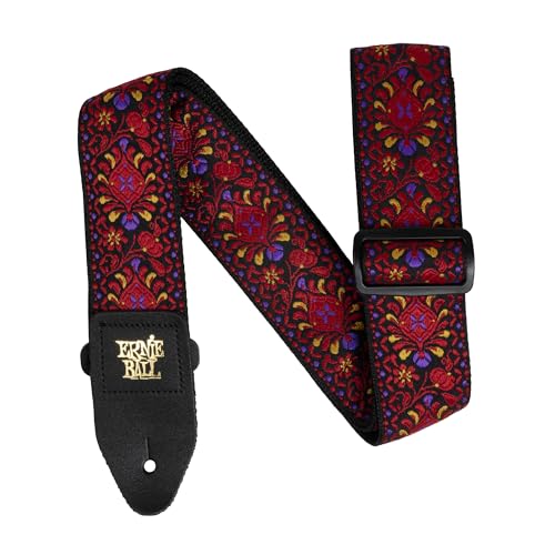 Ernie Ball Jacquard-Gitarrengurt - Crimson Royal Bloom Ernie Ball Jacquard-Gitarrengurt - Crimson Royal Bloom von Ernie Ball
