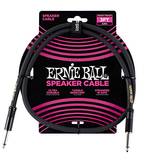 Ernie Ball Lautsprecherkabel, gerade/gerade, 91 cm Ernie Ball Lautsprecherkabel, gerade/gerade, 91 cm von Ernie Ball