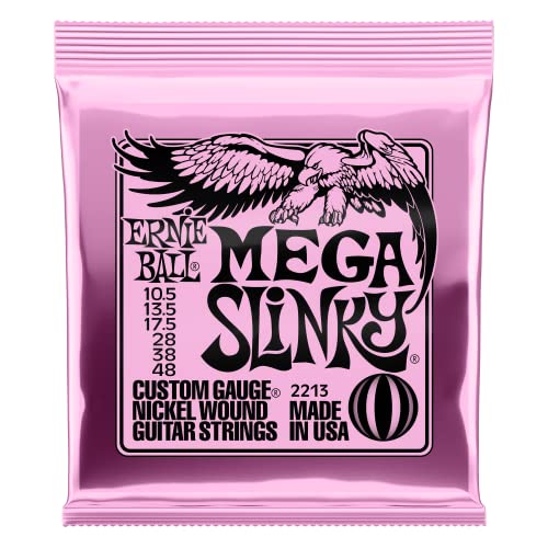 Ernie Ball Mega Slinky Nickel Wound E-Gitarrensaiten, Stärke 10.5-48 Ernie Ball Mega Slinky Nickel Wound E-Gitarrensaiten, Stärke 10.5-48 von Ernie Ball