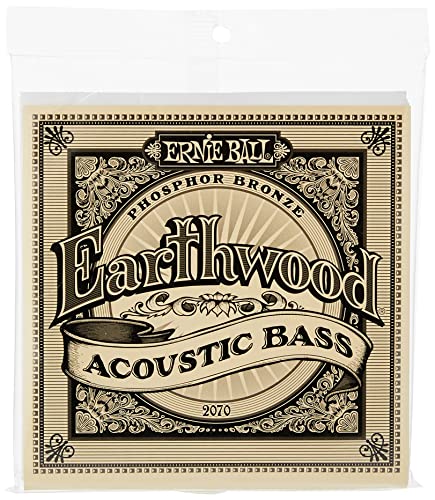 Ernie Ball P02070 Earthwood Phosphor Bronze Akustik-Bass-Saiten, Stärke 45-95, Originalversion von Ernie Ball