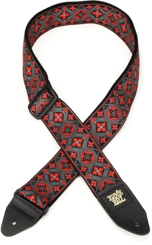 Ernie Ball Red King Jacquard Gitarrengurt von Ernie Ball