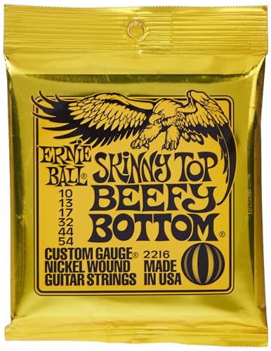 Ernie Ball Skinny Top Beefy Bottom Slinky Nickel Wound E-Gitarrensaiten, Stärke 10-54 von Ernie Ball