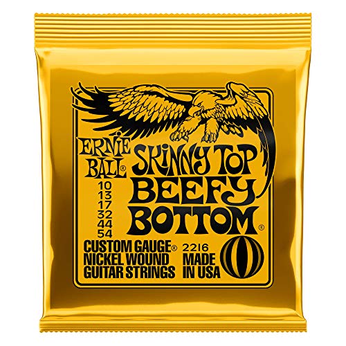 Ernie Ball Skinny Top Beefy Bottom Slinky Nickel Wound E-Gitarrensaiten, Stärke 10-54 von Ernie Ball