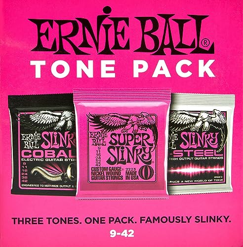 Ernie Ball Super Slinky E-Gitarre Ton-Pack, Stärke 9-42 von Ernie Ball