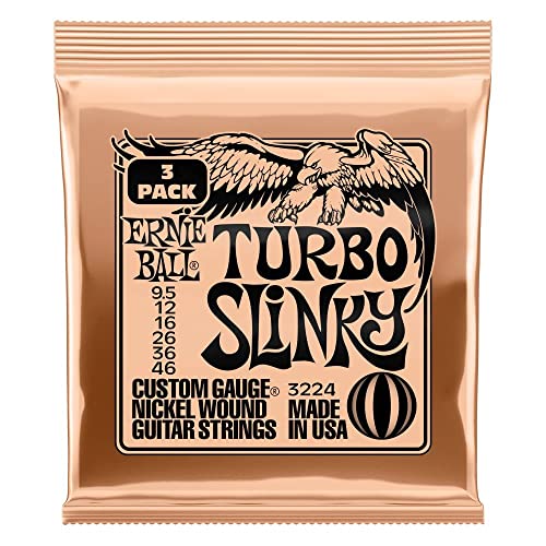 Turbo Slinky Nckl Wnd Elec Gtr Strings 3 Pk 9.5 46 von Ernie Ball