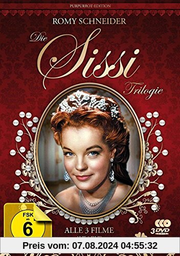 Sissi Trilogie - Purpurrot-Edition - Filmjuwelen [3 DVDs] von Ernst Marischka