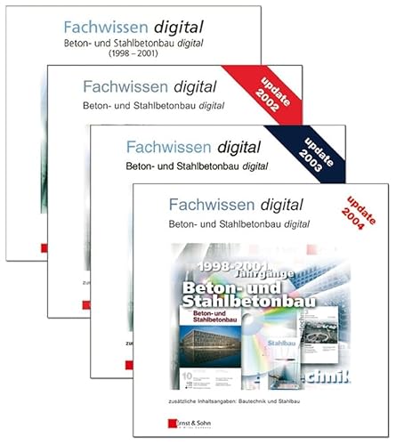 Beton- und Stahlbetonbau Digital (1998-2004): Paket von Ernst & Sohn