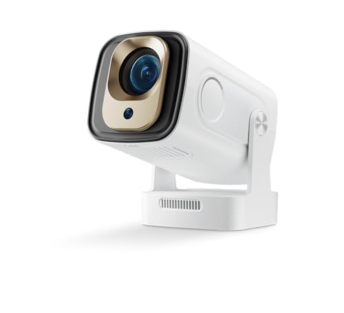 Beamer 4K HY260pro,Mini Beamer heimkino mit WiFi 6 Bluetooth 5.4,1080P Full HD tragbarer Projektor mit Android TV,180° Rotation,Beamer klein Home Cinema für Schlafzimmer im Freien Beamer 4K HY260pro,Mini Beamer heimkino mit WiFi 6 Bluetooth 5.4,1080P Full HD tragbarer Projektor mit Android TV,180° Rotation,Beamer klein Home Cinema für Schlafzimmer im Freien von Eroshoo