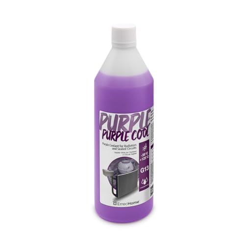 ErrecHome Purple Cool, Konzentrierte violette Kühlerflüssigkeit, Frostschutzmittel G13 mit Glyzerin-Zusatzpaket, 1 Liter ErrecHome Purple Cool, Konzentrierte violette Kühlerflüssigkeit, Frostschutzmittel G13 mit Glyzerin-Zusatzpaket, 1 Liter von ERRECHOME