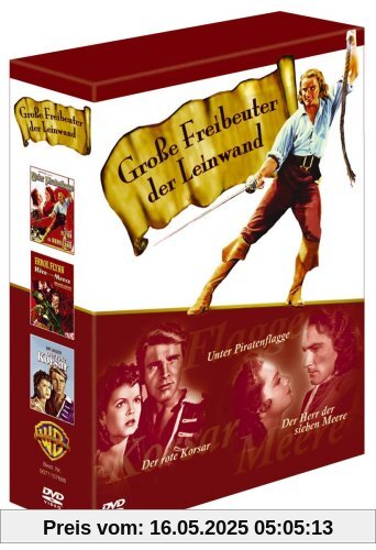 Große Freibeuter der Leinwand [3 DVDs] von Errol Flynn