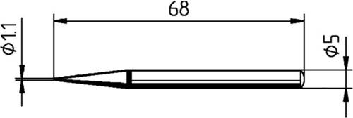 Ersa 0032BD Lötspitze Bleistiftform Spitzen-Größe 1.10mm Inhalt 1St. von Ersa