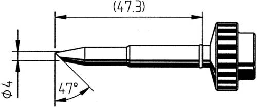 Ersa 0612WDLF Lötspitze angeschrägt Spitzen-Größe 4mm Inhalt 1St. von Ersa